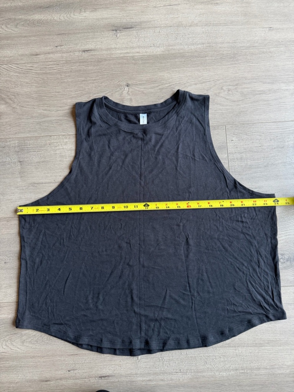 Athleta black muscle tank top - size 1X - Picture 3 of 4